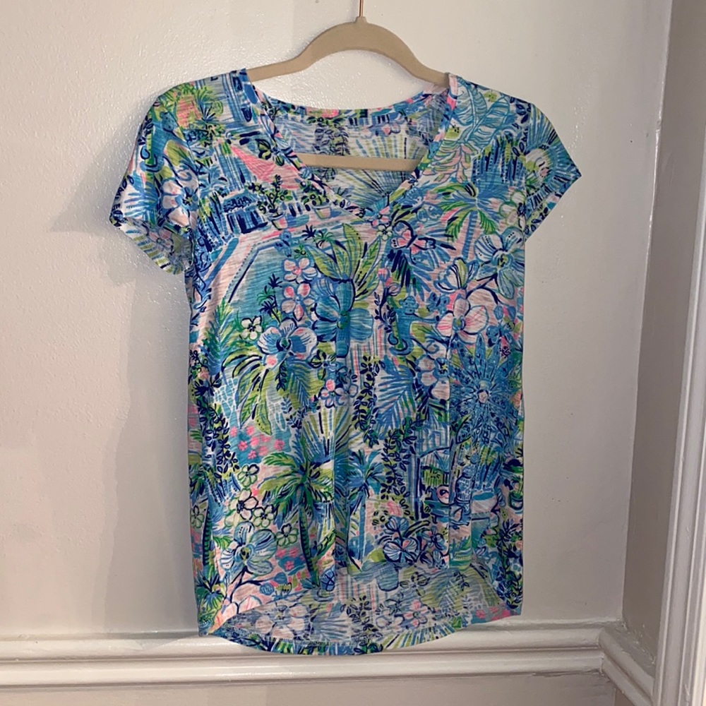 lilly pulitzer etta top lilly’s house size XXS